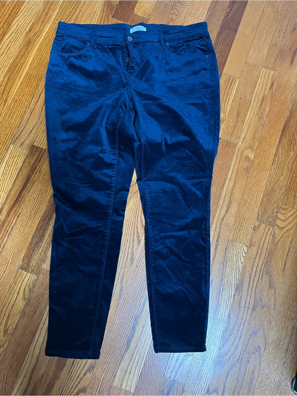LOFT Women’s Dark Navy Corduroy Pants